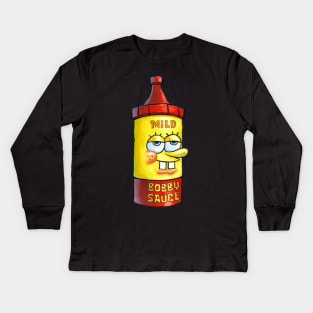 Mild Bobby Sauce Kids Long Sleeve T-Shirt